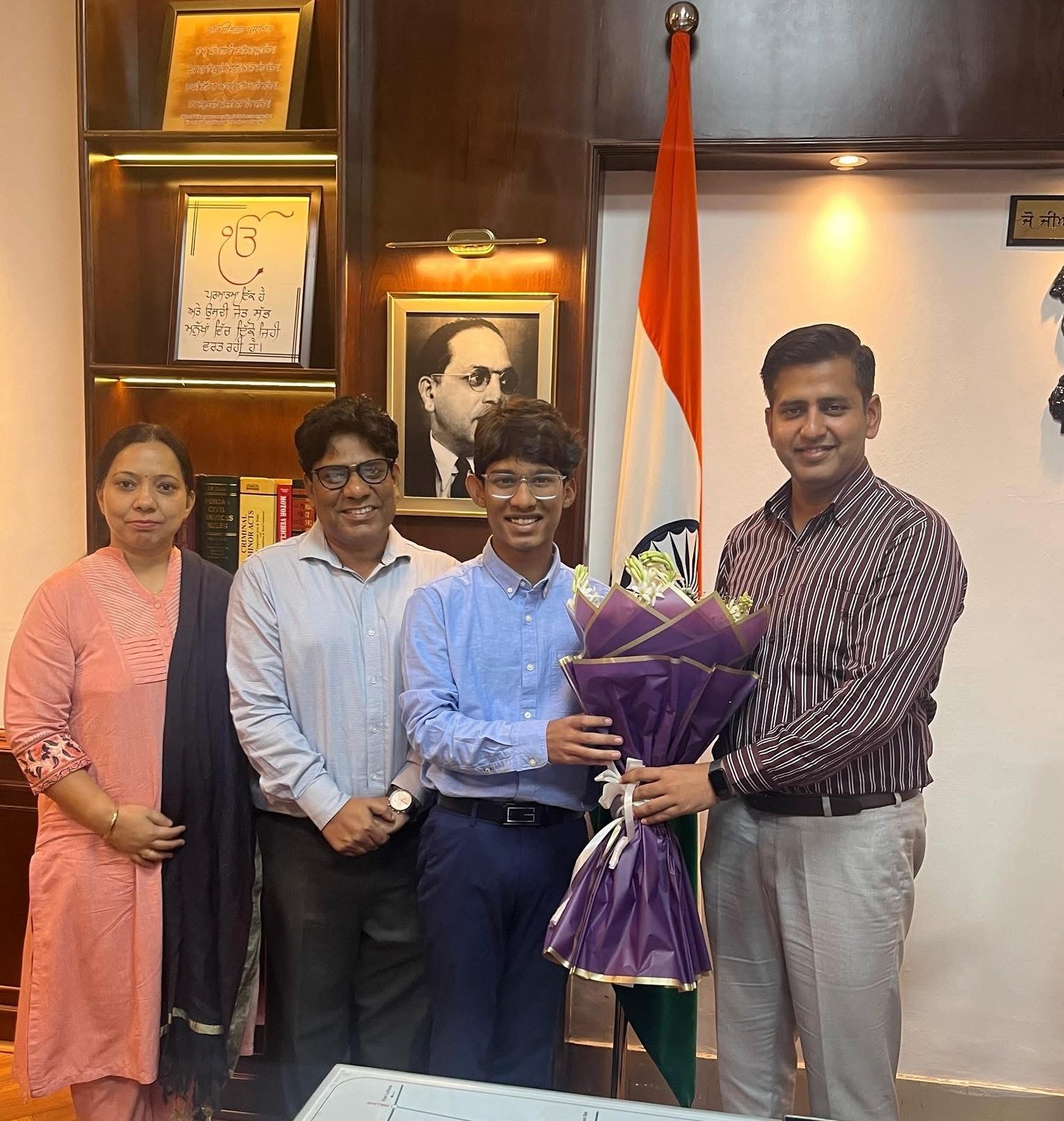 DC honours student for representing India at International Earth Science Olympiad