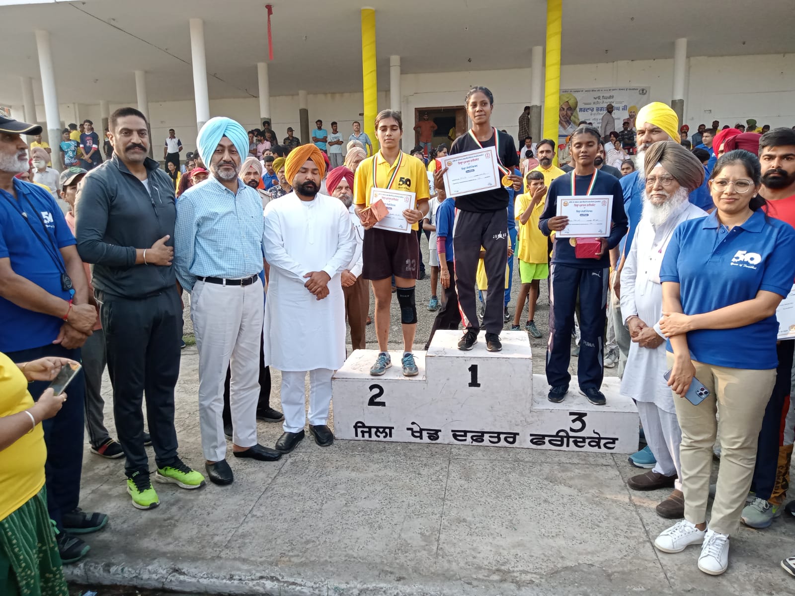 Marathon race dedicated to the birthday of Shaheed Bhagat Singh arranged in  Faridkot