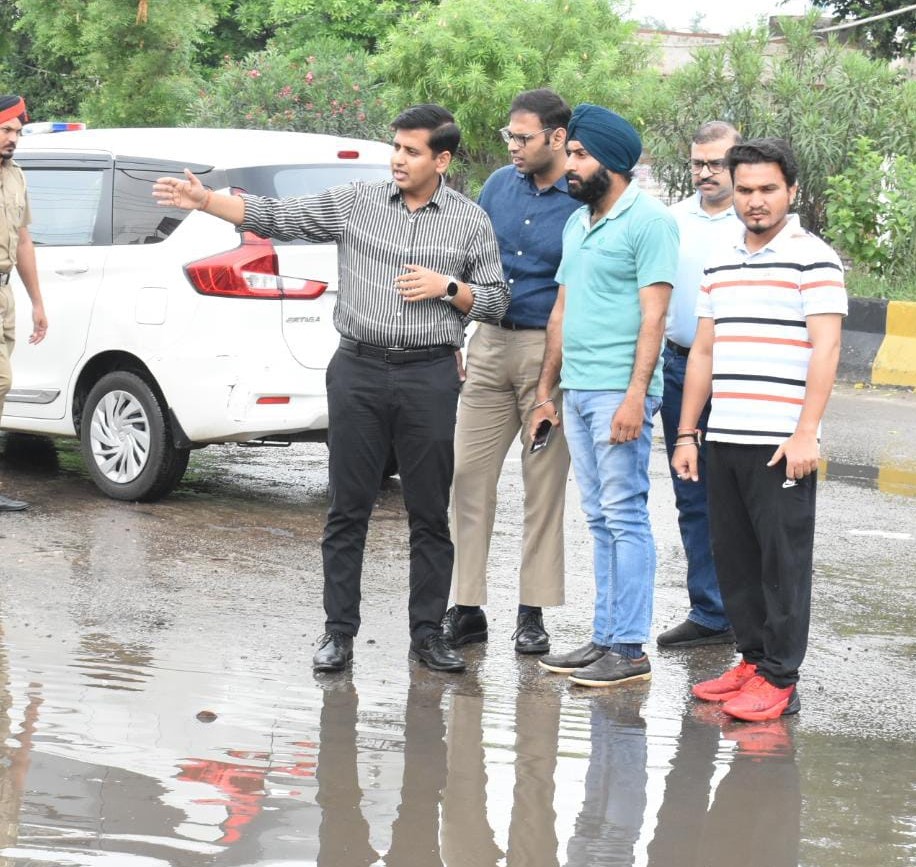 Jalandhar Administration ensures prompt rainwater disposal in city- DC 