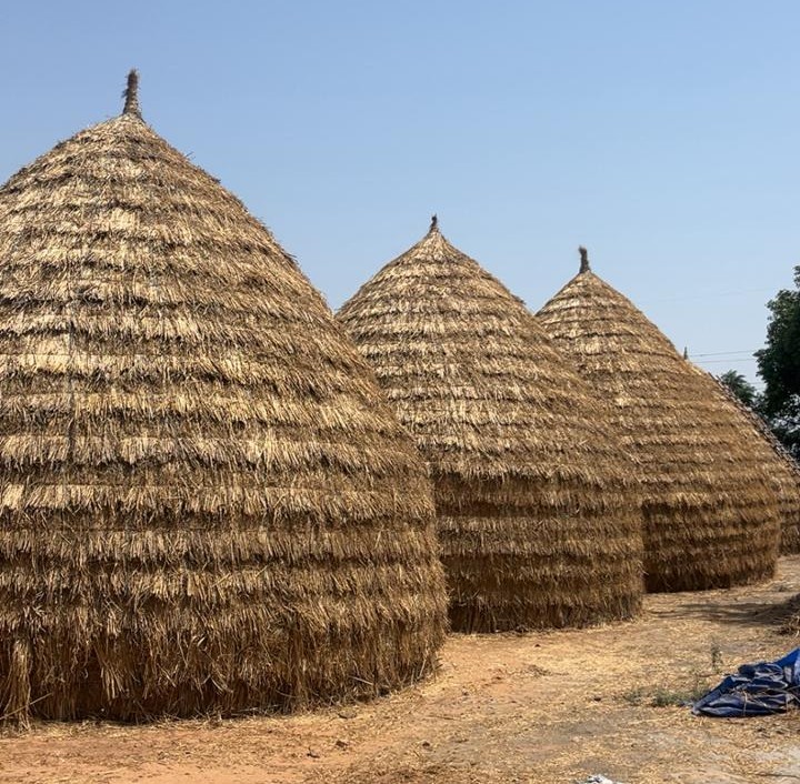 Kupps, traditional art of storing chaff