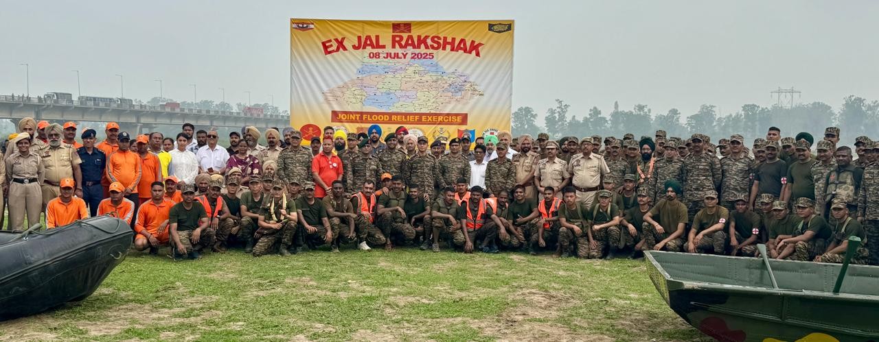 District Administration,  Indian Army, conducts exercise to tackle  possible flood situation