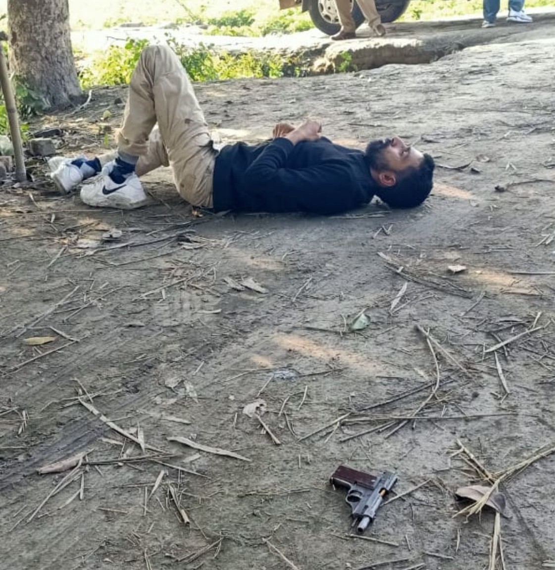 Wanted criminal opens fire at police ,arrested  