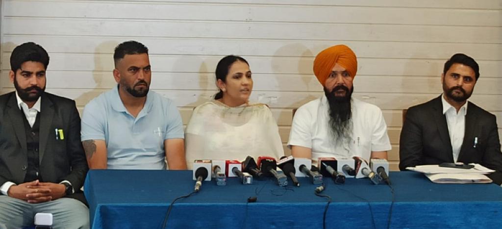 Sandeep Nangal Ambian's widow demand the arrest of the nominated persons in FIR, security for the witnesses