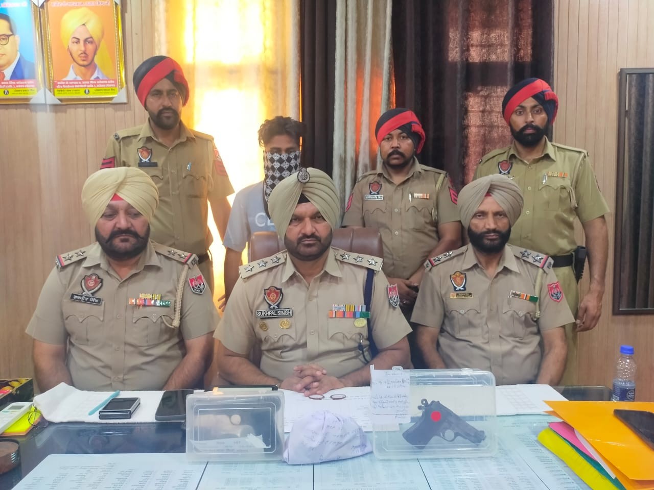 Drug peddler arrested with opium ,illicit pistol