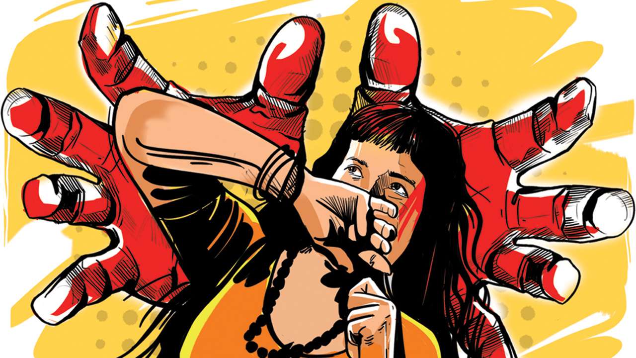 Son-mother duo booked for rape, conspiracy