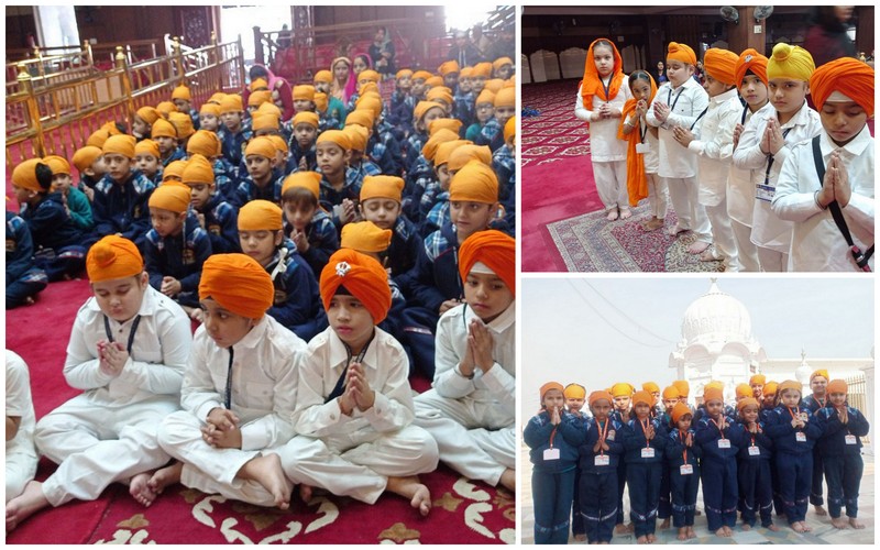 Children of Innocent Hearts School visited Gurudwara Sahib
