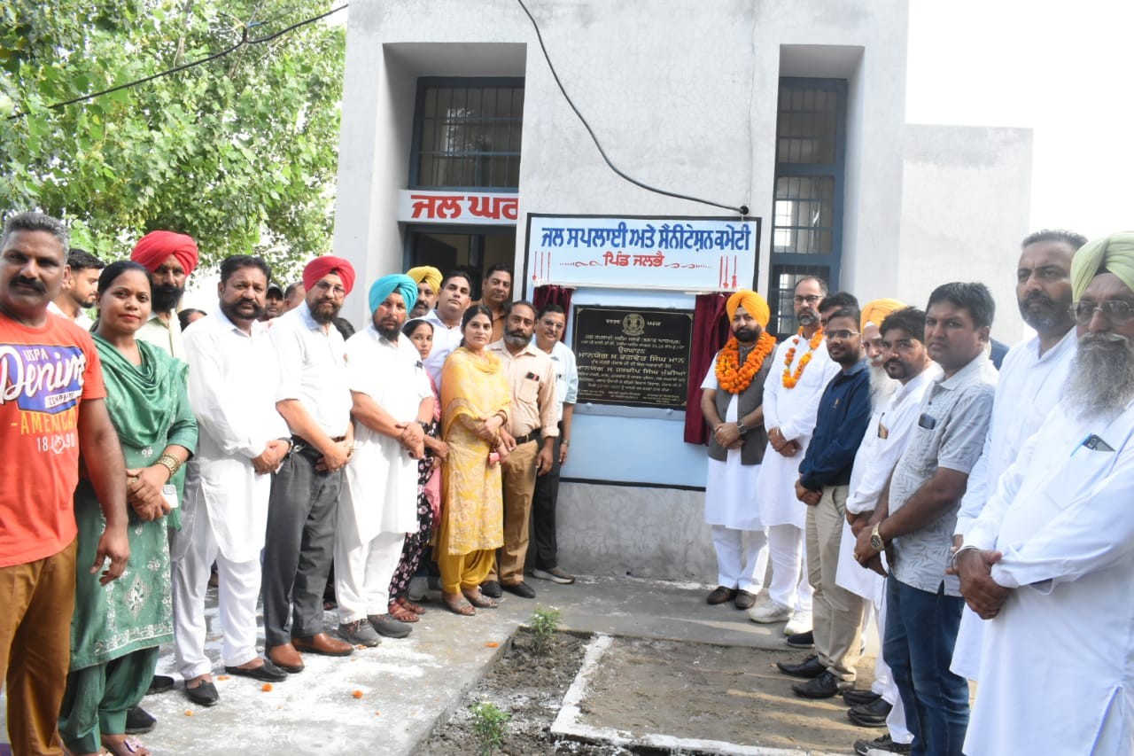  Minister H. S. Mundian inaugurates two water supply schemes  in Jalandhar