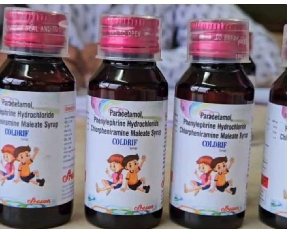 Punjab govt bans sale of Coldrif cough syrup