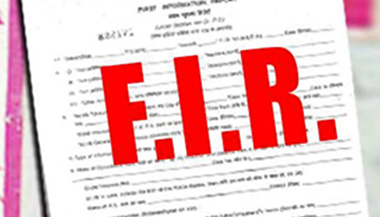 Unidentified gangster booked for extortion.