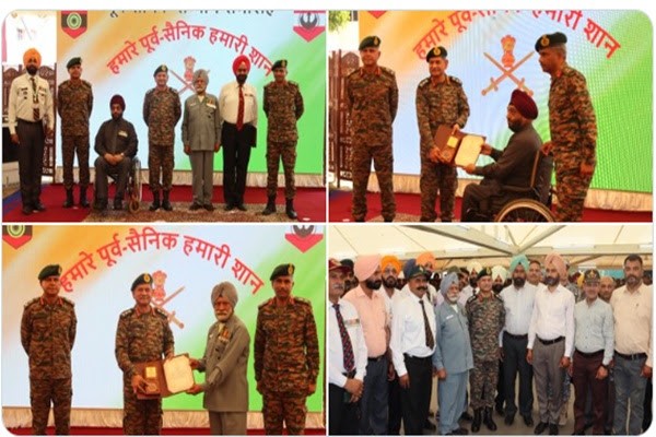 Army chief felicitates 1971 war veterans in Jalandhar  