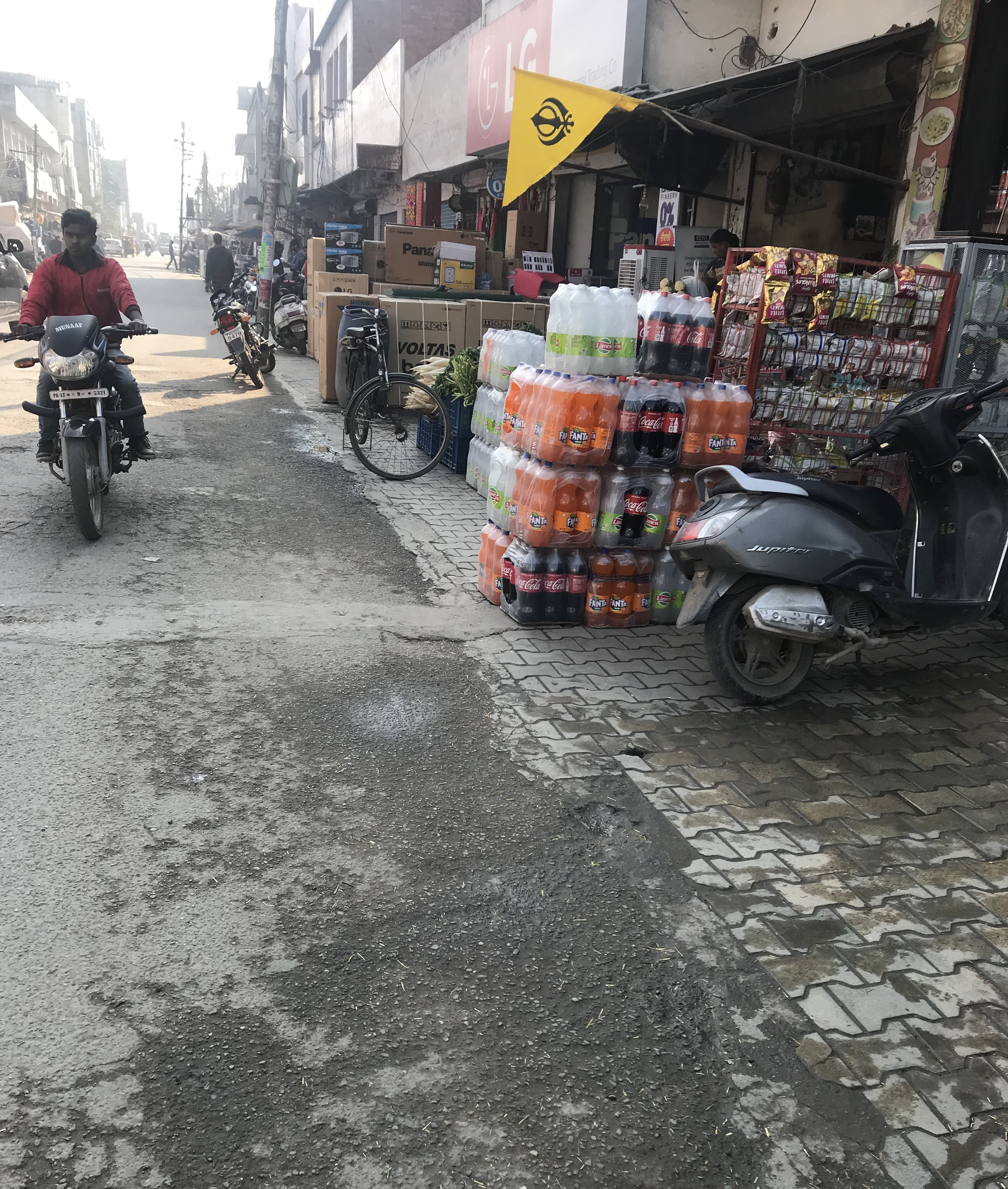 Encroachments galore in Nurmahal as civic body fail to act against violators.
