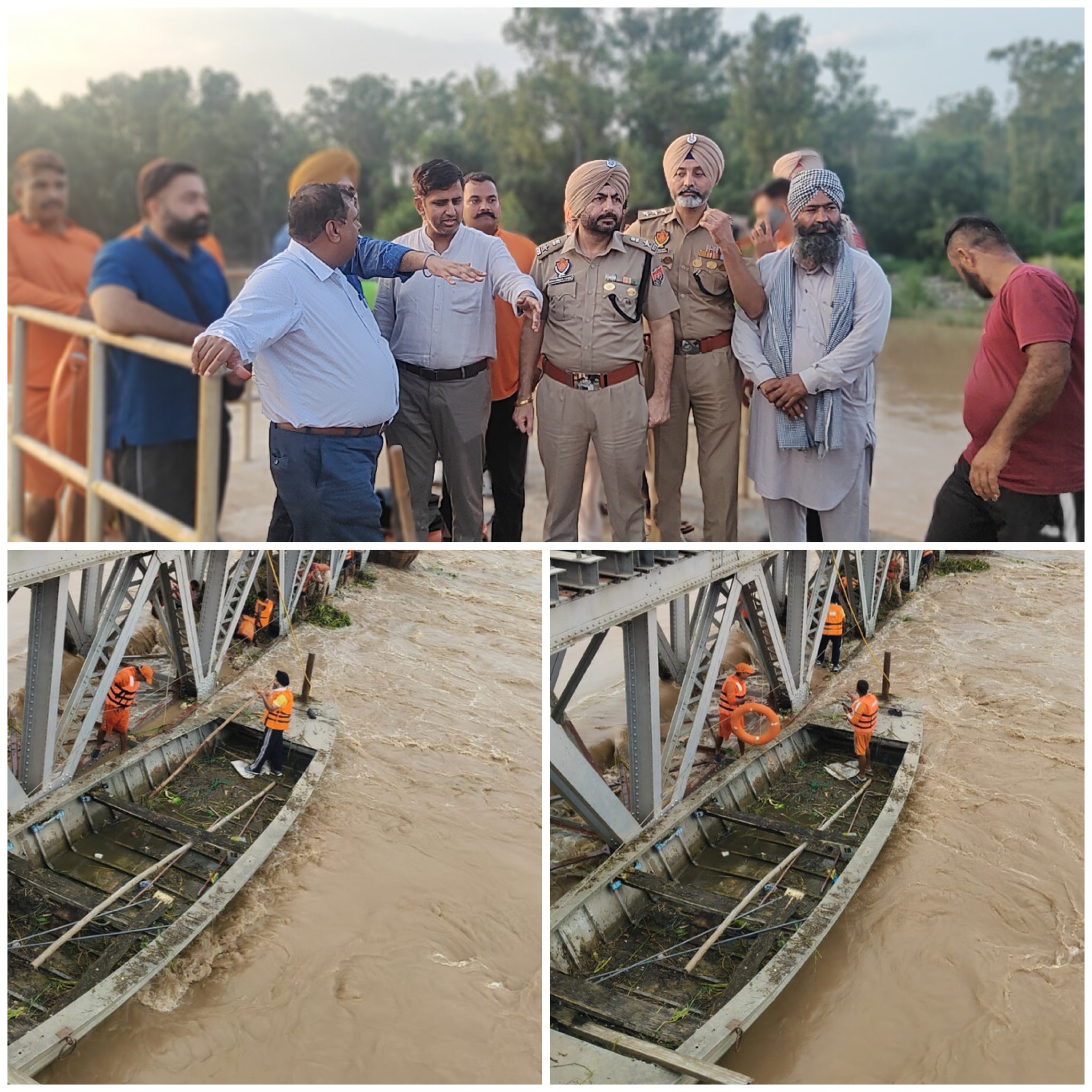 Gidderpindi railway bridge blockage cleared