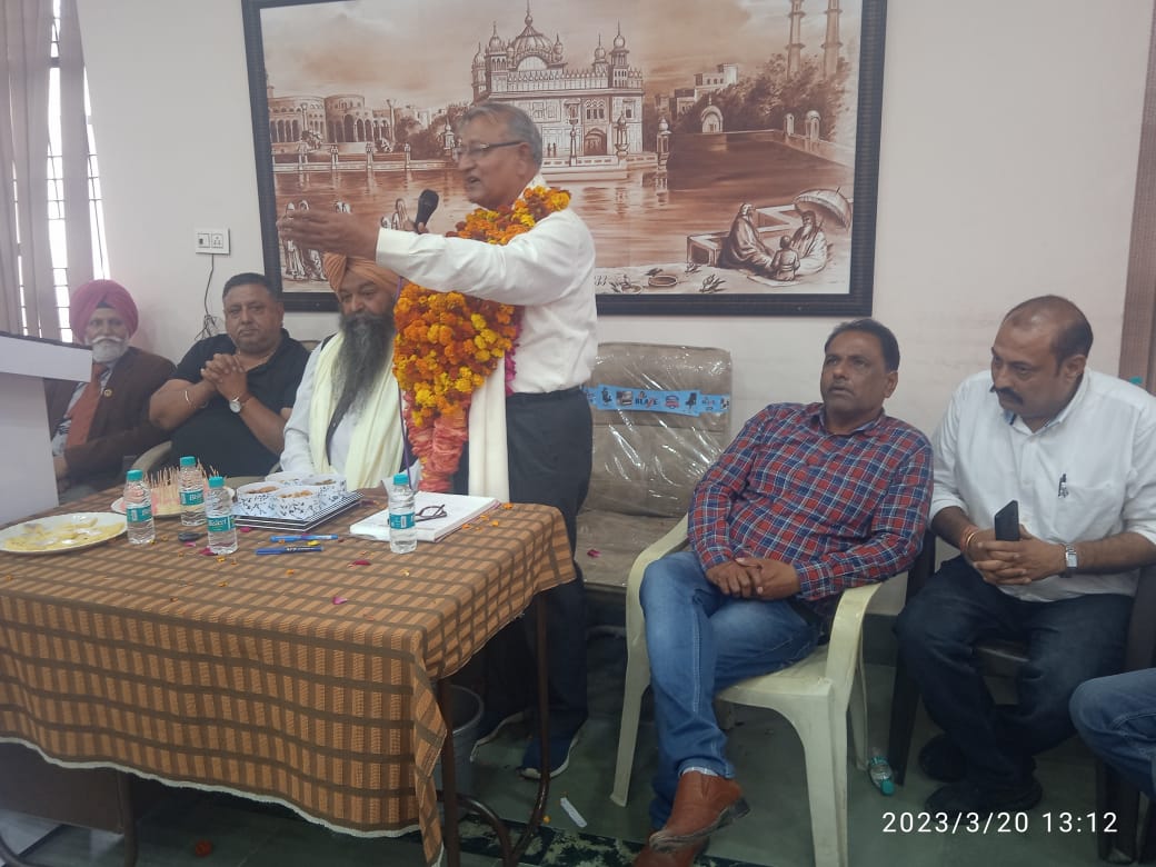 Ashok Kumar Goel elected the president of Ahartia Association Kotkapura unanimously for two years