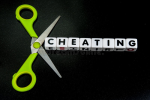 Father-son duo booked for cheating