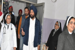 Minister Balkar Singh inaugurates health camp at Sacred Heart hospital
