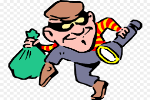 Villager booked for stealing cash from house.