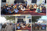 Opposition dharna at Bilga against MLA
