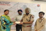 SSP hands over compensation cheque to police constable’s family