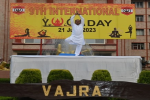 Vajra Corps celebrates Yoga Day   
