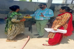 Food commission member inspects mid-day meals in schools and Anganwadis