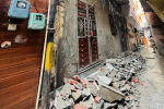 Notorious drug peddler’s unauthorized property demolished in Jalandhar.