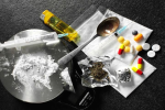 Two villagers arrested for consuming drugs in the open
