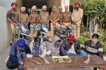 Petrol Pump robbery bid foiled, 5 gangsters arrested