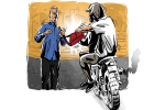 Three booked for snatching motorcycle,cash,