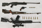 Two arrested for publicly brandishing arms, murder bid