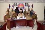 8 arrested , Recover 950 gm heroin, arms  and live cartridges