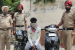 One arrested for snatching woman’s scooter.