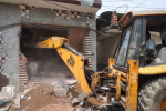 Notorious drug peddler’s illegal construction demolished in New Hardyal Naga