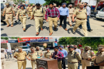 DEO , SSP lead flag march at Nakodar:  Says administration firmly committed to level playing field
