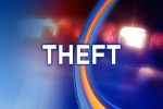 Three unidentified thieves booked for stealing cattle.