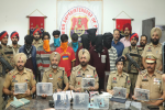 Jalandhar rural police smashed criminal gangs including international extortion   gang; ten  arrested with arms