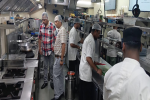 Food Safety team inspects Notorious Club, collects two food samples.
