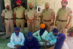 Five arrested for stealing cash, jewellary