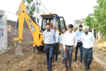 DC reviews ongoing construction of Lamma Pind-Jandu Singha and Dhogri Roads