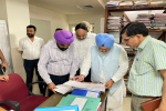 Health Minister conducts surprise check at the office of Director Medical Education and Research