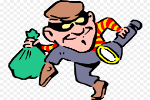 Unidentified booked for stealing cash, jewellery.