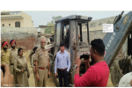 Encroached land vacated, handed over to panchayat.