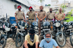 Motorcycle thief gang busted; two arrested