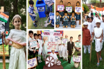 Innocent Hearts students paid tribute to Father of the Nation, and Lal Bahadur Shastri through various activitie