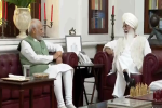 Amritsar: PM Modi reaches Dera Beas, meets Baba Gurinder Singh Dhillon