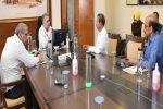 Chief Secretary meets Transport and Mining Department for providing sand to people at reasonable prices