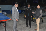 DC inspects table tennis hall, basketball ground