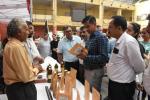 DC visited Inter-State Bus Terminal - inspects products by  Self-Help Groups at Akanksha Hut
