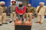 Thief arrested for stealing gas cylinder from house.