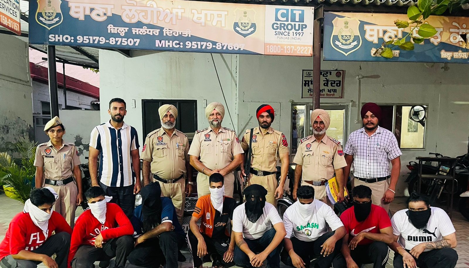 Piply robbery incident:  Ten gangsters arrested, firearms, weapons, vehicles seized; sub-inspector suspended