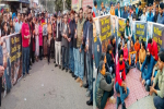 Nakodar residents   hold candle march to seek justice for cloth merchant